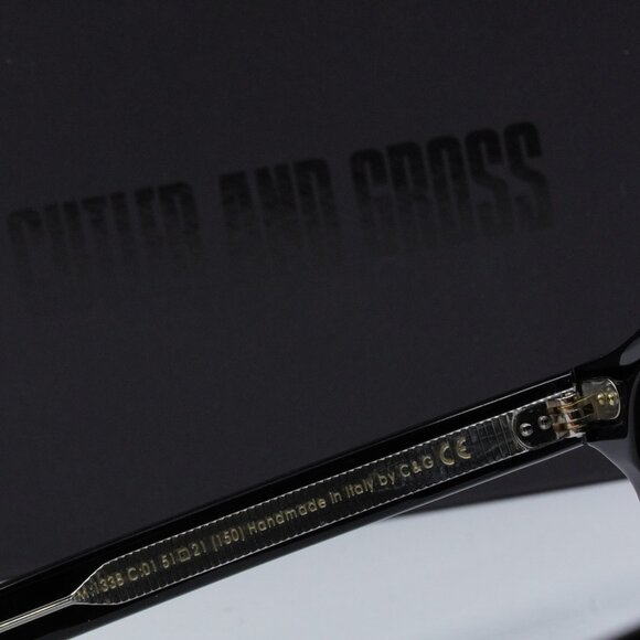 Final Price! Cutler and Gross CG1338S 001 Black Grey Sunglasses - Picture 5 of 8